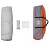 vidaXL Shower Tent Folding Grey and Orange 160 x 160 x 227 cm Steel