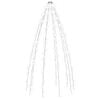 vidaXL Tree Light | Dark green, Cold white | PVC
