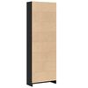 vidaXL Bookcase Black 60x24x176 cm Engineered Wood