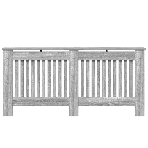 vidaXL Radiator Cover Grey Sonoma 172 x 19 x 81.5 cm Engineered Wood