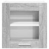 vidaXL Hanging Cabinet Grey Sonoma 40 x 31 x 40 cm Engineered Wood