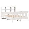 vidaXL Bed Frame without Mattress White 120x200 cm Solid Wood Pine