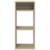 vidaXL Book Cabinet Sonoma Oak 34x31x80 cm Engineered Wood