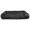 vidaXL Dog Bed Black 120x100x27 cm Faux Leather