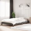 vidaXL Stack Bed without Mattress Grey 75x190 cm Small Single Solid Wood Pine
