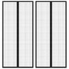 vidaXL Insect Door Curtains 2 pcs with Magnet Blocks Black 210x90 cm