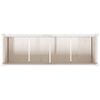 vidaXL Garden Planter White 150x50x70 cm Solid Wood Pine