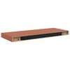 vidaXL Wall Shelf 2 pcs Red 60 x 23 x 4 cm Engineered Wood