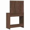 vidaXL Dressing Table Brown oak 78.5 x 41 x 135 cm Engineered wood