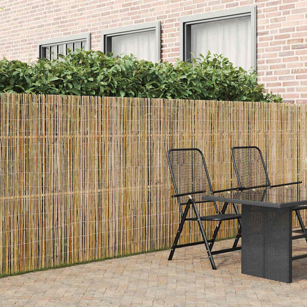 vidaXL Bamboo Fence Natural 400 x 150 cm Bamboo