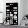 vidaXL CD Cabinet Black 102x23x177,5 cm Engineered Wood