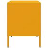 vidaXL Bedside Cabinet Mustard Yellow 36x39x50.5 cm Steel