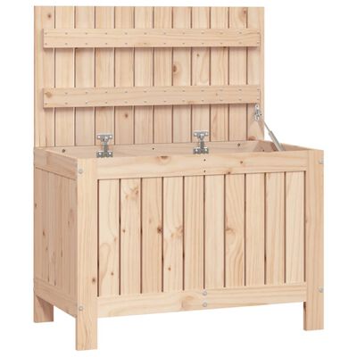 vidaXL Garden Storage Box 76x42.5x54 cm Solid Wood Pine