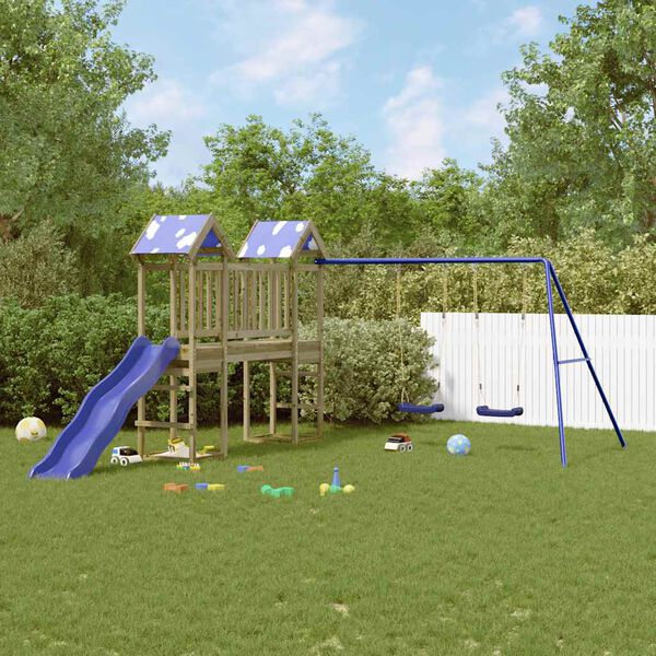 vidaXL Outdoor Playset Impregnated Wood Pine