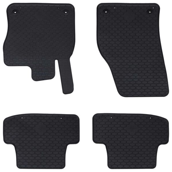 vidaXL Car Mat 4 pcs Black suitable for AUDI Q2 2017 Rubber