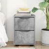 vidaXL Bedside Table Concrete Grey 30.5 x 30 x 43 cm Engineered Wood