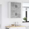 vidaXL Kitchen Wall Cabinets 2 pcs Concrete Grey 60 x 31 x 40 cm