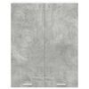 vidaXL Hanging Cabinet Concrete Grey 80 x 31 x 100 cm Engineered Wood