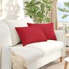 vidaXL Sofa Pillows 2 pcs Red 60 x 40 cm Fabric