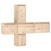 vidaXL TV Cabinets 5 pcs Solid Wood Pine