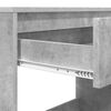 vidaXL Desk with Drawer Concrete Grey 100 x 50 x 78 cm Engineered Wood