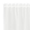 vidaXL Lace Curtain with Curtains Floral White 100 x 150 cm Polyester