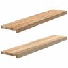 vidaXL Window Sills 2 pcs&nbsp;Untreated 100x20x2 cm Solid Wood Oak