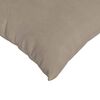 vidaXL Sofa Pillows 2 pcs Taupe 60 x 60 cm Fabric