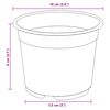 vidaXL Flower Pot 50 pcs Terracotta &Oslash; 10 x 8 cm Plastic