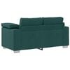vidaXL Sofa Set 2 pcs Dark Green 219 x 77 x 82 cm Fabric