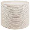vidaXL Jute Rope 60 mm 100 m White 100% Tossa jute