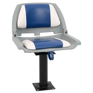 vidaXL Boat Seat with Pedestal 360&deg; Rotatable