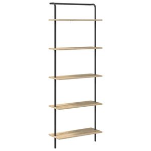 vidaXL Bookshelf Sonoma Oak 60 x 24 x 168 cm Engineered wood