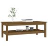 vidaXL Coffee Table Honey Brown 110x50x40 cm Solid Wood Pine