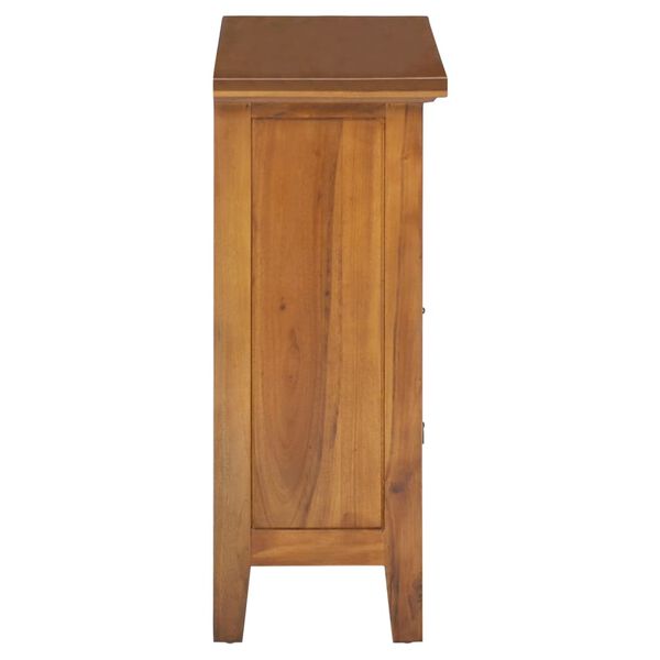 vidaXL Bedside Cabinet 60x30x75 cm Solid Wood Mahogany