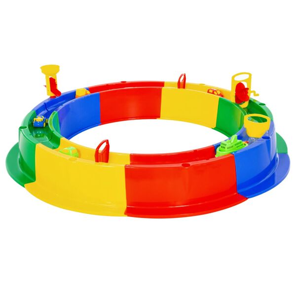 Polesie Wader 8 Piece Round Sandpit Set with Waterway 136 cm PP