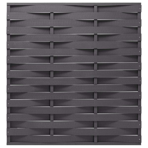 vidaXL Fence Panel WPC 170x180 cm Grey