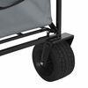 vidaXL Folding Hand Trolley Manual Grey 89 x 63 x 96 cm