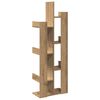 vidaXL Book Cabinet Artisan Oak 48x25.5x140 cm Engineered Wood