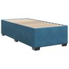 vidaXL Box Spring Bed with Mattress Dark Blue 90x200 cm Velvet