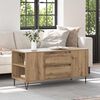 vidaXL Coffee Table Artisan Oak 102 x 44.5 x 50 cm Engineered Wood
