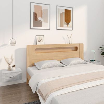 vidaXL Wall-mounted Bedside Cabinets 2 pcs Grey Sonoma 50x36x25 cm