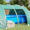 vidaXL Pool Tent Dome Blue 640 x 432 x 205 cm
