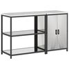 vidaXL Kitchen Storage Set HATTEM 2 pcs Silver Stainless Steel