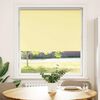 vidaXL Roller Blind Blackout Yellow 100x130 cm Fabric Width 95.7 cm Polyester