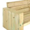 vidaXL Garden Bench 139 cm Impregnated Pinewood