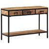 vidaXL Console Table 100x35x70 cm Solid Rough Wood Mango
