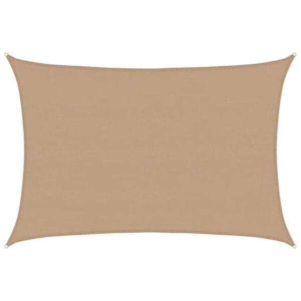 vidaXL Sunshade Sail 160 g/m&sup2; Taupe 5x7 m HDPE