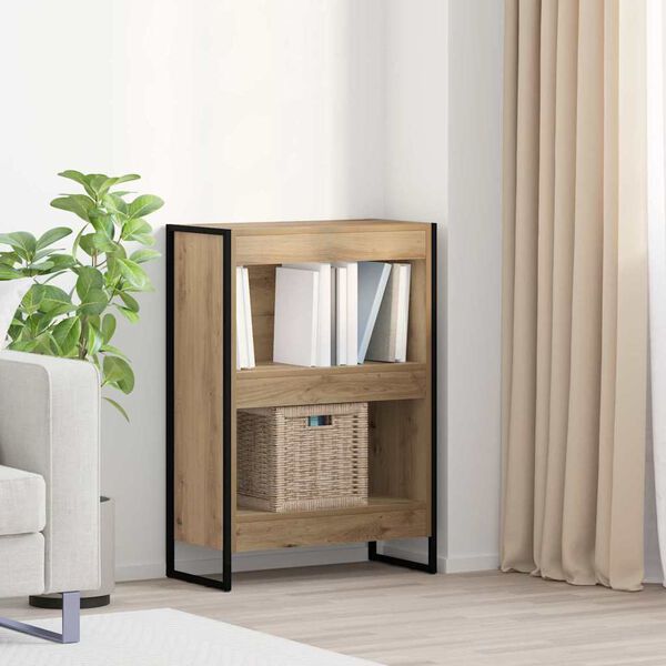 vidaXL Book Cabinet Artisian Oak 60 x 30 x 86.5 cm Engineered Wood