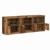 vidaXL LED Sideboard Old Wood 181 x 37 x 67 cm Engineered Wood